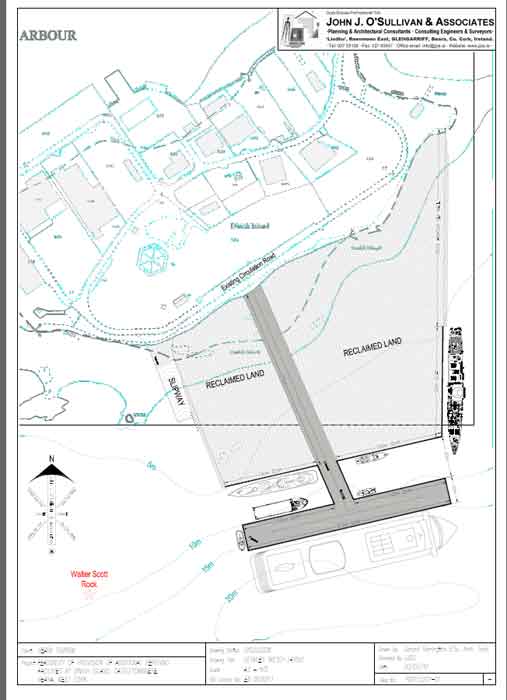 Dinish Island proposed new deep water pier